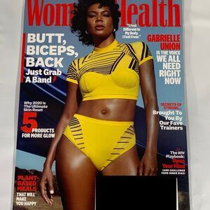 Womens Health Magazine Gabrielle Union October 2020 Butts Biceps Back Skin Reset